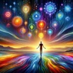 Complete aura color meanings chart showing all aura colors from red to white with chakra connections