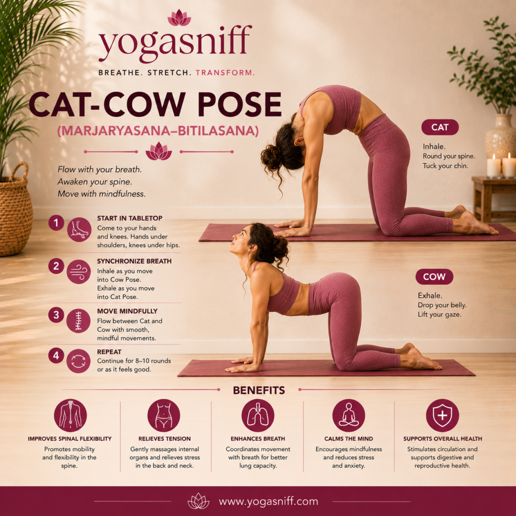 Cat-Cow Pose (Marjaryasana-Bitilasana)