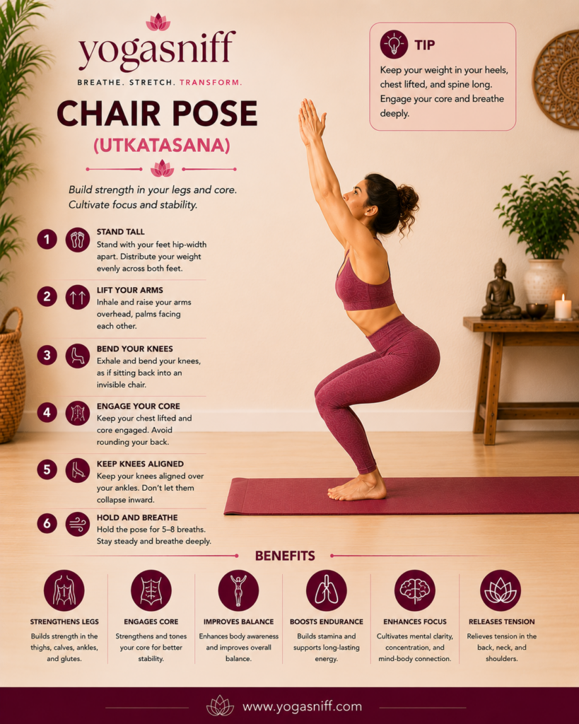 Chair Pose (Utkatasana)