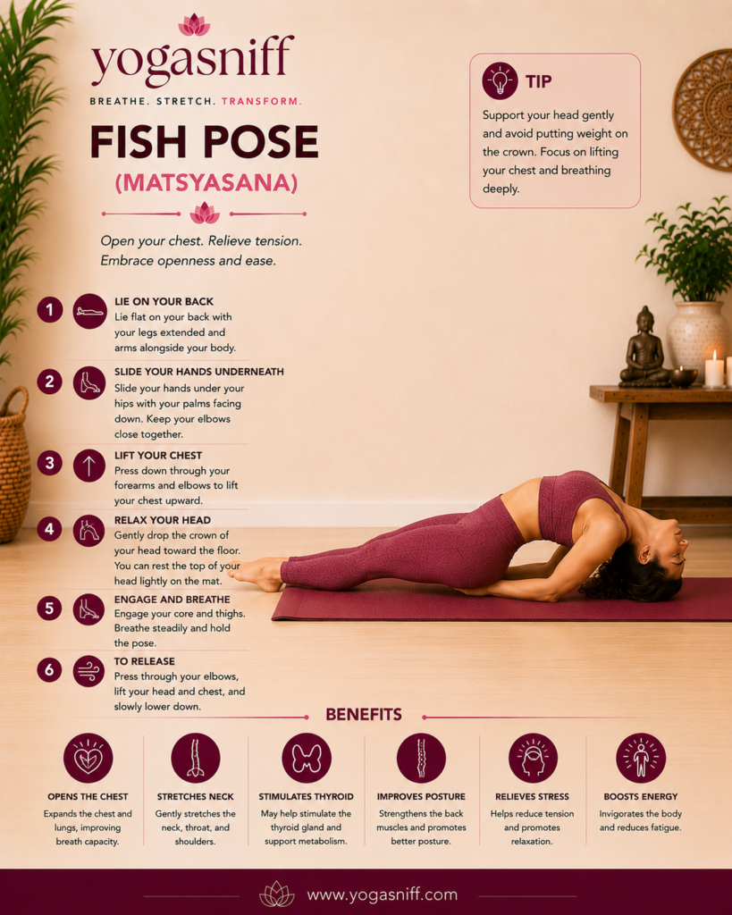 Fish Pose (Matsyasana)