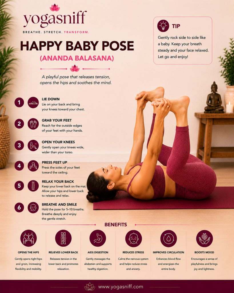 Happy Baby Pose (Ananda Balasana)