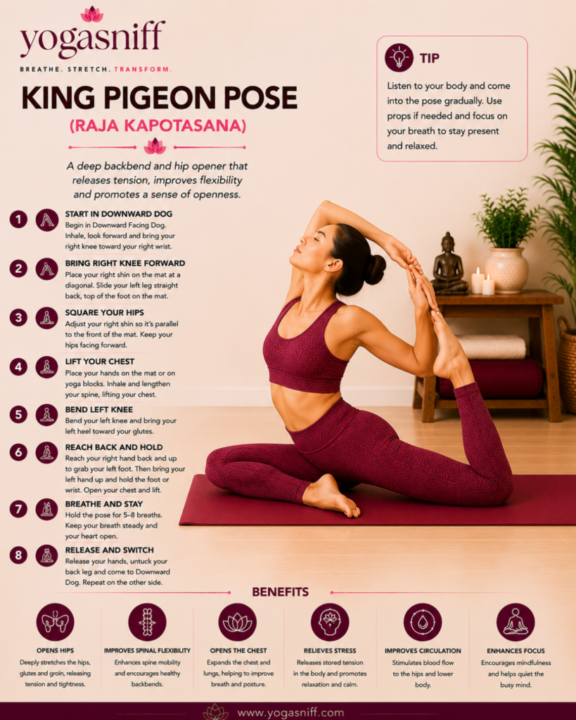 King Pigeon Pose (Raja Kapotasana)