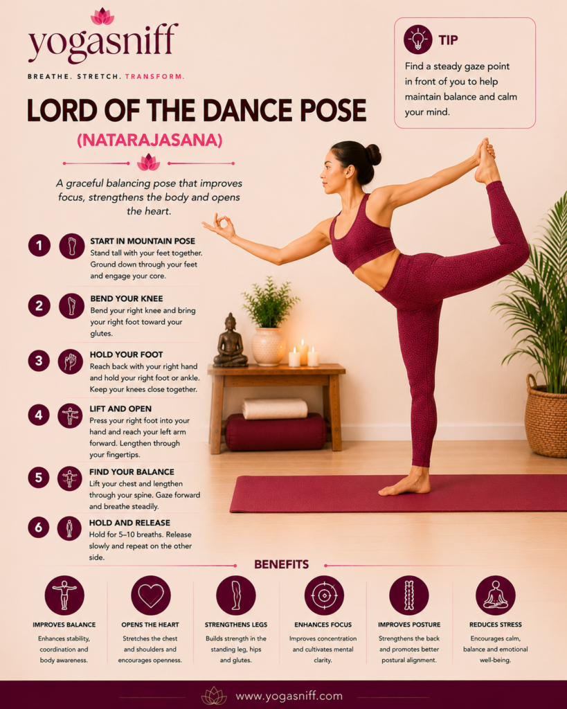 Lord of the Dance Pose (Natarajasana)