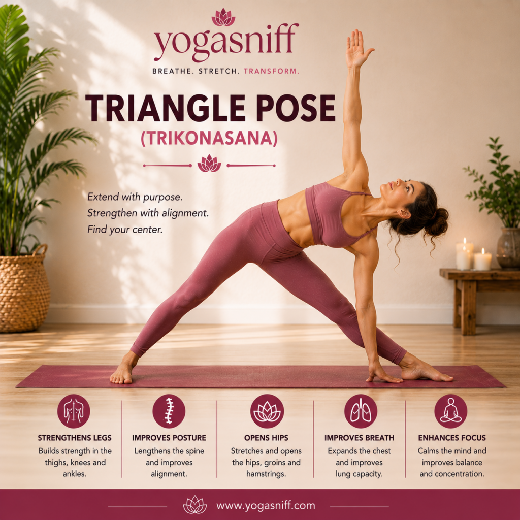 Triangle Pose (Trikonasana)
