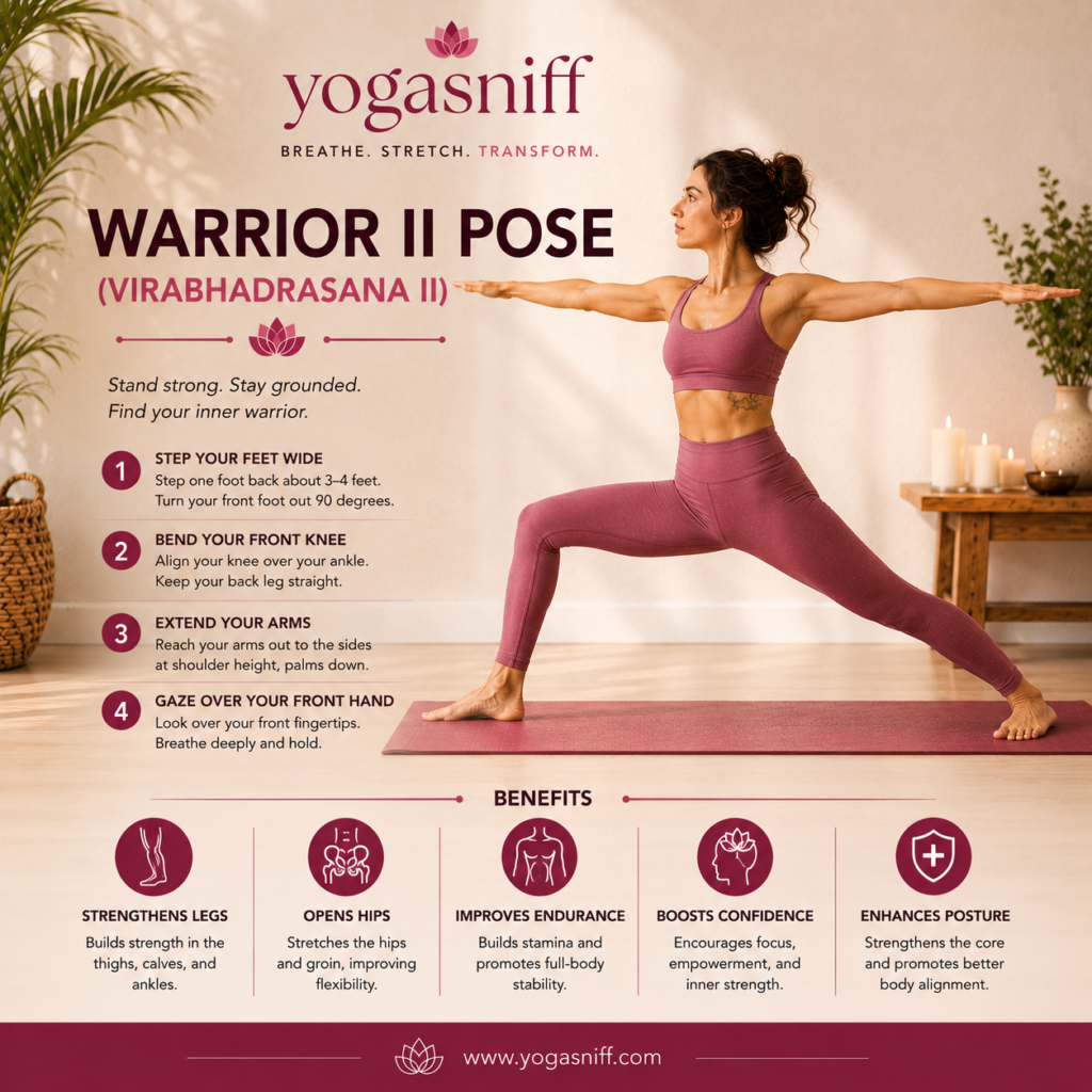 Warrior II Pose (Virabhadrasana II)